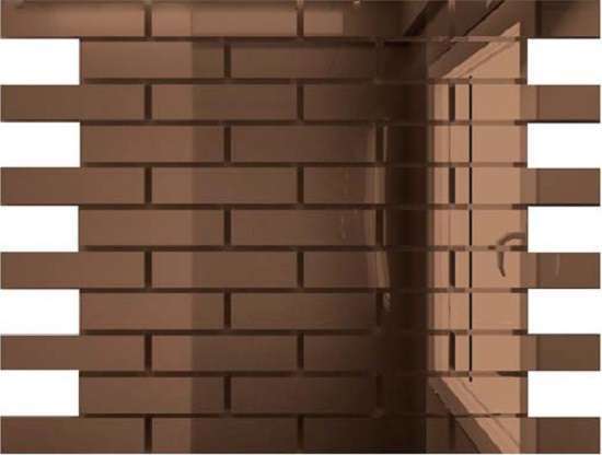 ДСТ Зеркальная плитка Бронза Б8025 30x30