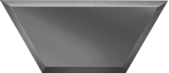 ДСТ Зеркальная плитка Графитовая Полусота с фацетом 10 мм