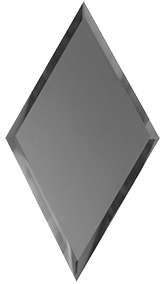 ДСТ Зеркальная плитка Графитовая Матовая Ромб 10 мм РЗГм1-02