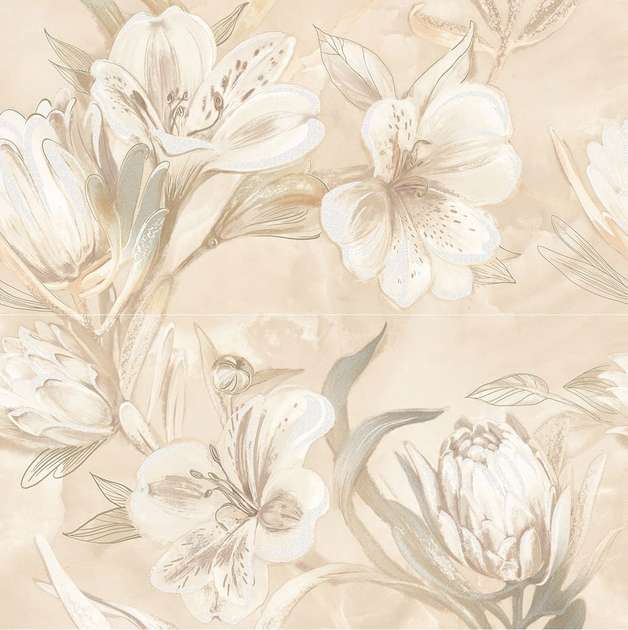 Beige Flower Компл. из 2х шт. (630x630)