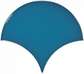 23841 Плитка настенная Equipe Scale Fan Electric Blue 10,6х12 (120x106)