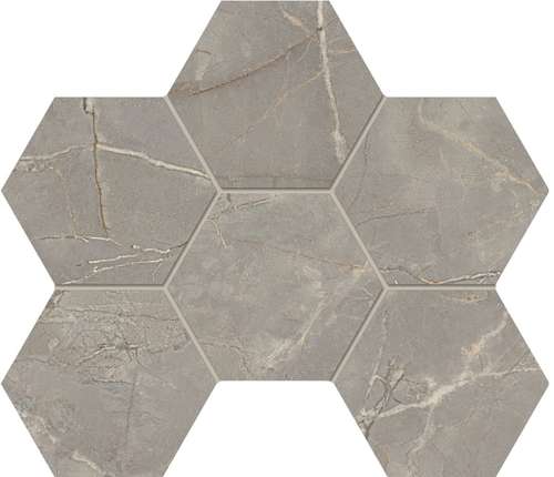 Эстима Bernini Grey BR03 Hexagon 28.5x25 Полированная