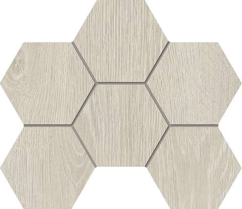 Эстима Kraft Wood KW00 Nordic Hexagon 25x28.5 Структурированная