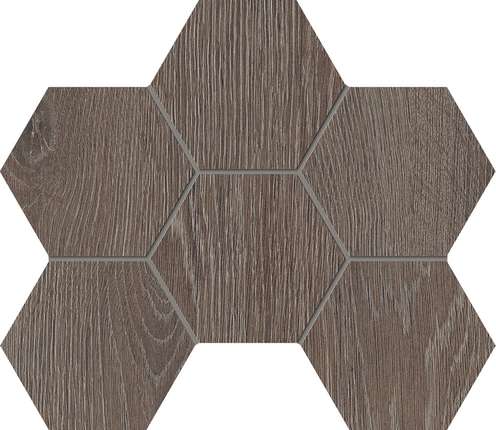 Эстима Kraft Wood KW03 Wenge Hexagon 25x28.5 Структурированная