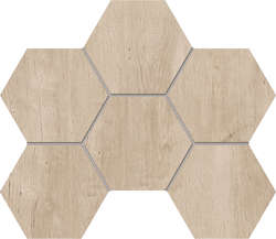 SF02 Creamy Hexagon 25x28.5 Неполированная (250x285)