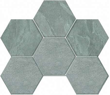 Эстима Terra LN02-TE02 Grey Hexagon 28.5x25 неполированная