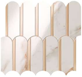 Calacatta Oro Onice Miele Archs Mosaico 31x28.2 (310x282)