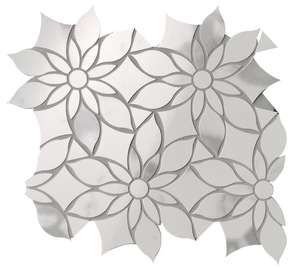 Carrara Superiore Daisy Mosaico 31.9x29 (319x290)