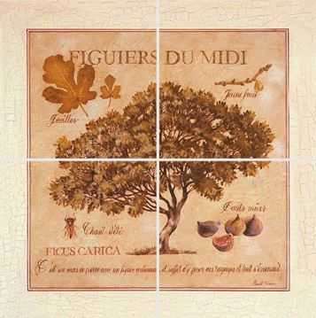 Фактория Панно Herbarium 1 из 4х плиток