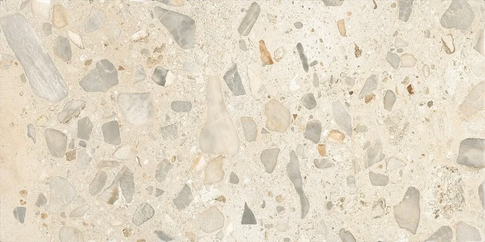 LMS621L Керамогранит Fioranese I Ciottoli Sassi Avorio Levigato-Matt 60,4x120,8 (1208x604)