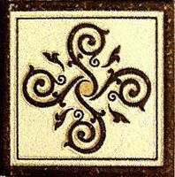 Фрилайт Декоративные Элементы Гётеборг Коричневый Вставка 6х6