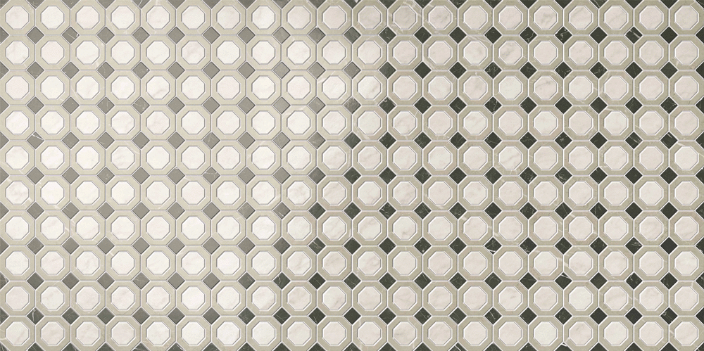 PF60020783 Керамогранит Gardenia Orchidea Bon Ton Octagon Antique 3D Ret 60x120 (1200x600)