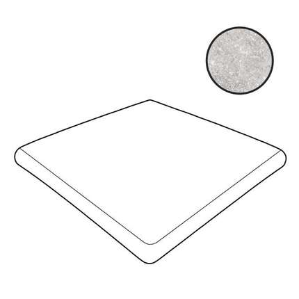 Грес Де Арагон Petra Угловая Gris Anti-Slip Round. 33x33