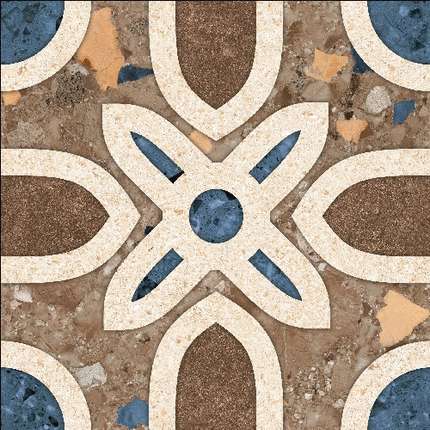 Gresant Artstone Infinia Collection Rock Florida Zinc Matt mix3 40х40