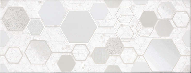 Интеркерама Techno Светло серая соты