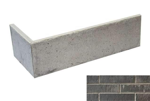 DeKeramik RetroBrick Угол Rotbraun 290/115х52