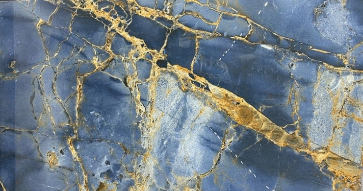 Италика Kazan Gold Blue High Gloss 60x120