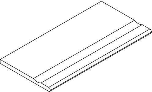 Италон Avantgarde X2 Pure Bordo 30x120 Svasato Round Бортик Закругленный С Выемкой