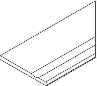 Италон Materia X2 Magnesio Bordo 30x120 Svasato Round Dx Бортик Закругленный Правый С Выемкой