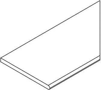 Италон Avantgarde X2 Black Bordo 30x120 Round Dx Бортик Закругленный Правый