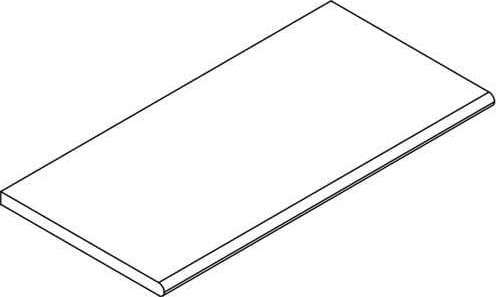 Италон Avantgarde X2 Silver Bordo 30x120 Round Бортик Закругленный