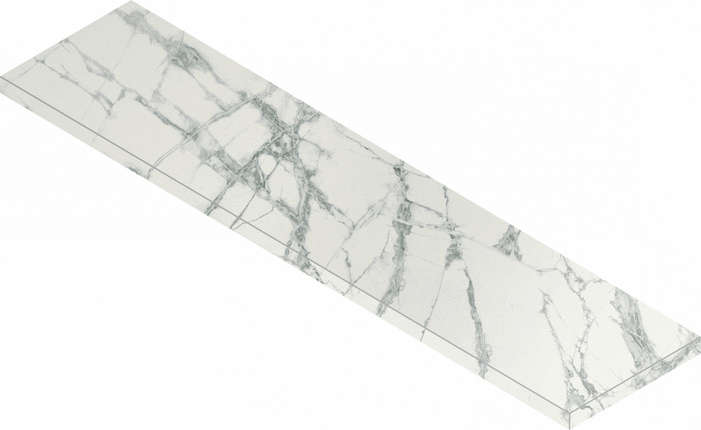 Италон Charme Deluxe Invisible Scalino 120x33 Angolare Dx (Угловая Правая)