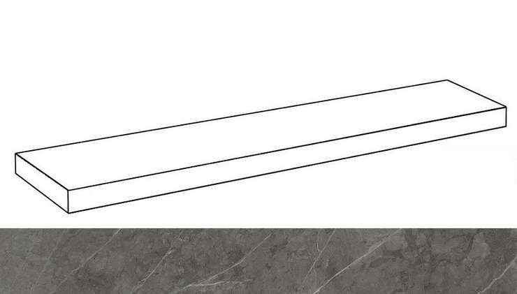 Италон Charme Evo Floor Project Антрачит 160 Угловая Левая Натуральная