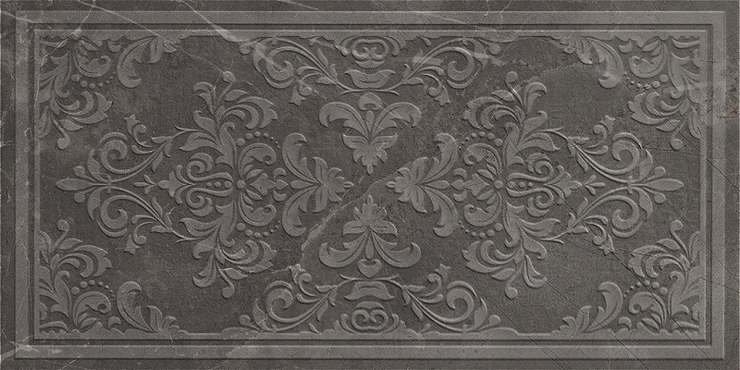 Италон Charme Evo Floor Project Антрачит Вставка Броккато Патинированный и Реттифицированный