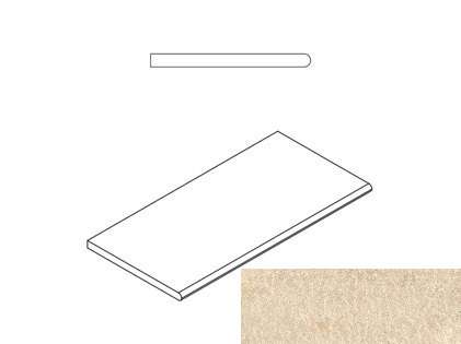 Италон Climb X2 Роуп Бортик 30x60 Закругленный Натуральный