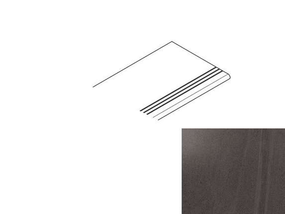 Италон Contempora X2 Карбон Закругленная Грип 30x60 Левая