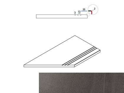 Италон Contempora X2 Карбон Бортик 30x60 Грип Левый