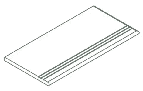 620040000263 Керамогранит Ступень Italon Cosmos X2 Rope Gradino Round Grip DX 30x120 (1200x300)