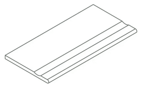 620090001395 Декор керамогранит Italon Cosmos X2 Grey Bordo Svasato Round 30x120 (1200x300)