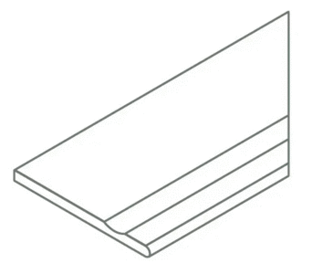 620090001397 Декор керамогранит Italon Cosmos X2 Grey Bordo Svasato Round DX 30x120 (1200x300)