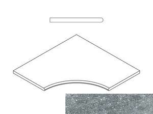 Юпитер Силвер Бортик 60x60 Угловой Закругленный Натуральный (600x600)