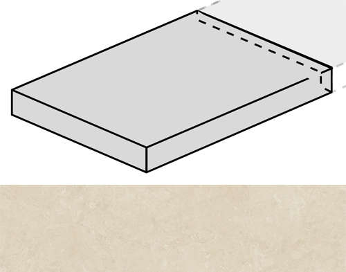 Италон Genesis Мун Уайт 60 Угловая Левая Натуральная