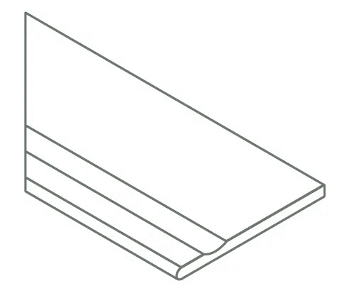 Италон Magma X2 Graphite Bordo Svasato Round Sx 30x120