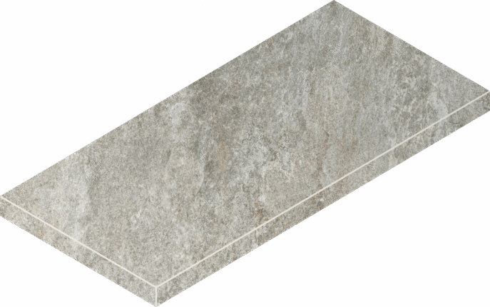 Италон Magma Silver Scalino Grip Angolare Sx 33x60