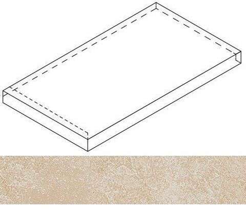 Италон Materia X2 Магнезио 33x60 Угловая Левая Натуральная