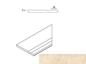 Магнезио Бортик 30x60 с Выемкой Закругленный Правый Натуральный (600x300)