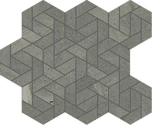 Италон Metropolis Graphite Dark Mosaico Icon Натуральная