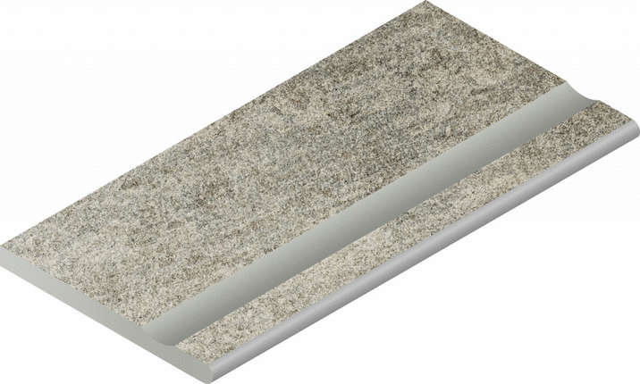 Италон Nordica X2 Silver Bordo 30x60 Svasato Round  Бортик Закругленный С Выемкой