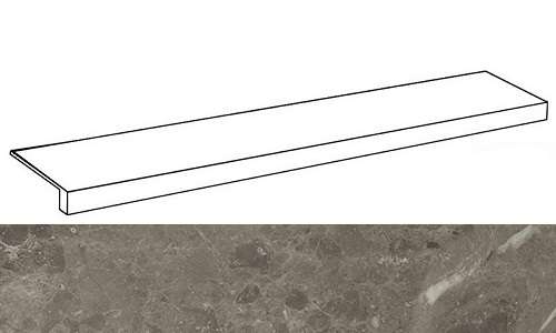 Италон Room Floor Project Грэй Стоун 120 Фронтальная Патинированная