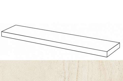 Италон Room Floor Project Уайт Стоун 120 Угловая Правая Патинированная