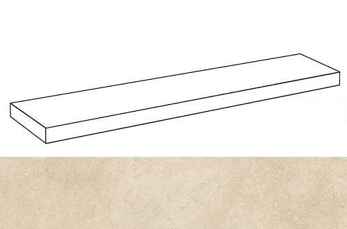 Италон Room Floor Project Беж Стоун 120 Угловая Левая Патинированная