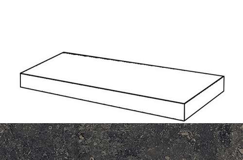 Италон Room Floor Project Блэк Стоун 60 Угловая Правая Патинированная