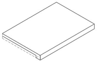 620070003139 Керамогранит Ступень Italon Forum Wave Polar Scalino Angolare Dx 33x120 (1200x330)