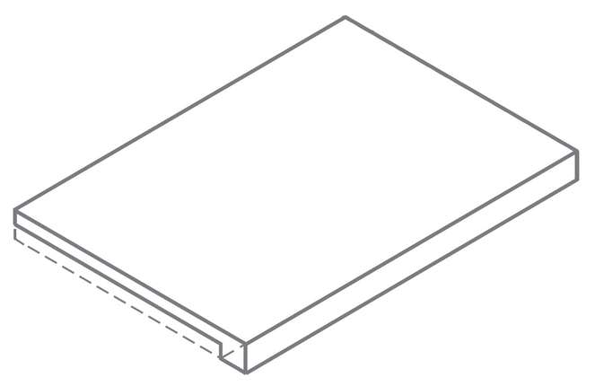 Italon Forum Slim Pure Scalino Frontale 33x80