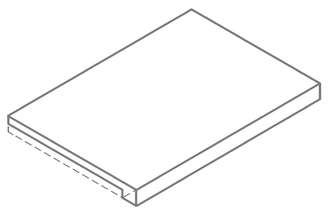 620070003072 Керамогранит Ступень Italon Forum Wave Petrol Scalino Frontale 33x80 (800x330)