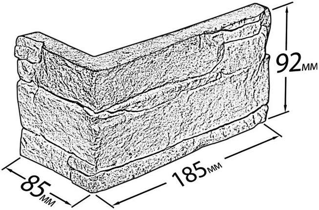 Камтек Скала Угол Антрацит